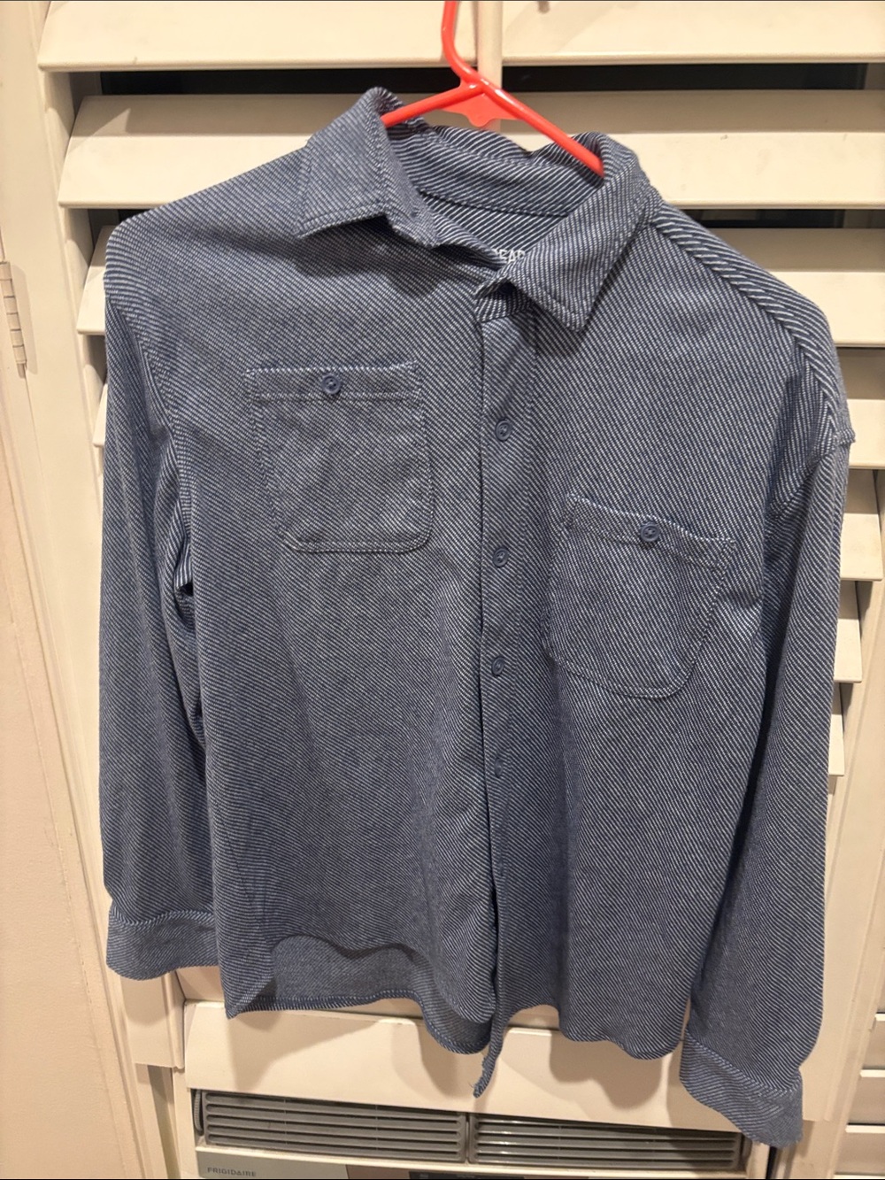 Kids Button-Down Shirt in Light Blue - Casual Long Sleeve